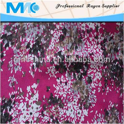 hot sale 100% rayon poplin printed fabric