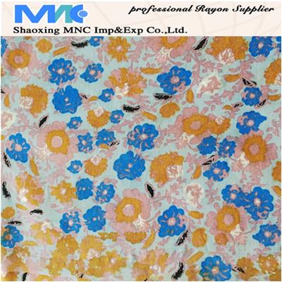 ME16265 Factory rayon lap print,textile pigment printing